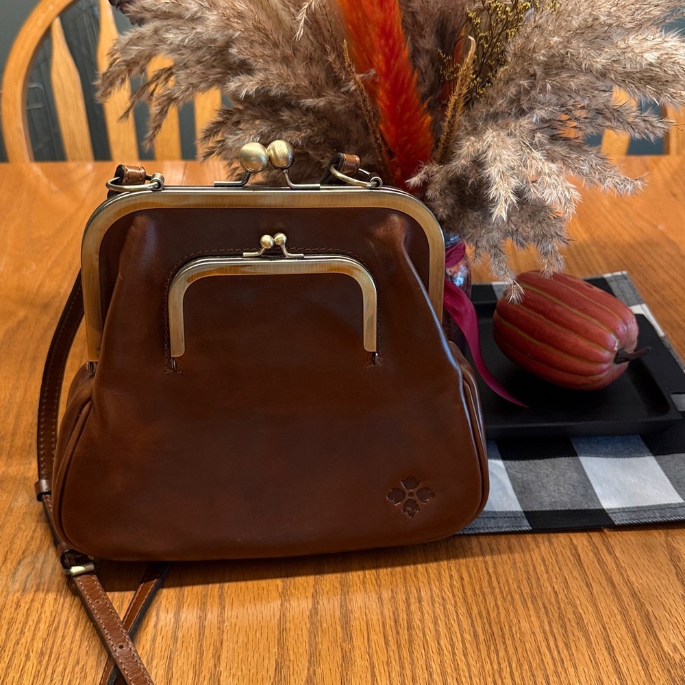 Patricia Nash Vintage Brown Leather Handbag